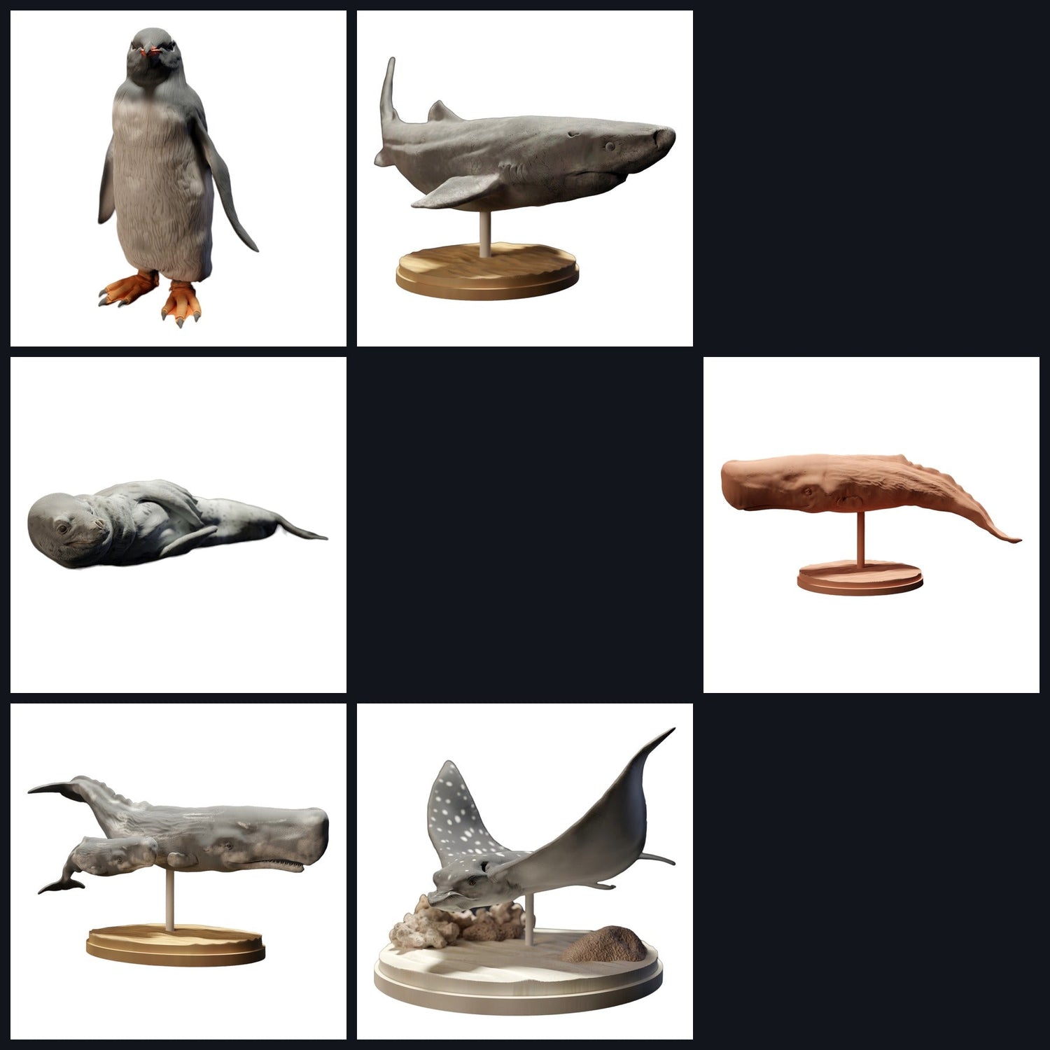 Cette image est l'image de catégorie pour la sortie 23_07 : Tropische Tierminiaturen und Tierfiguren für Diorama & Modellbau