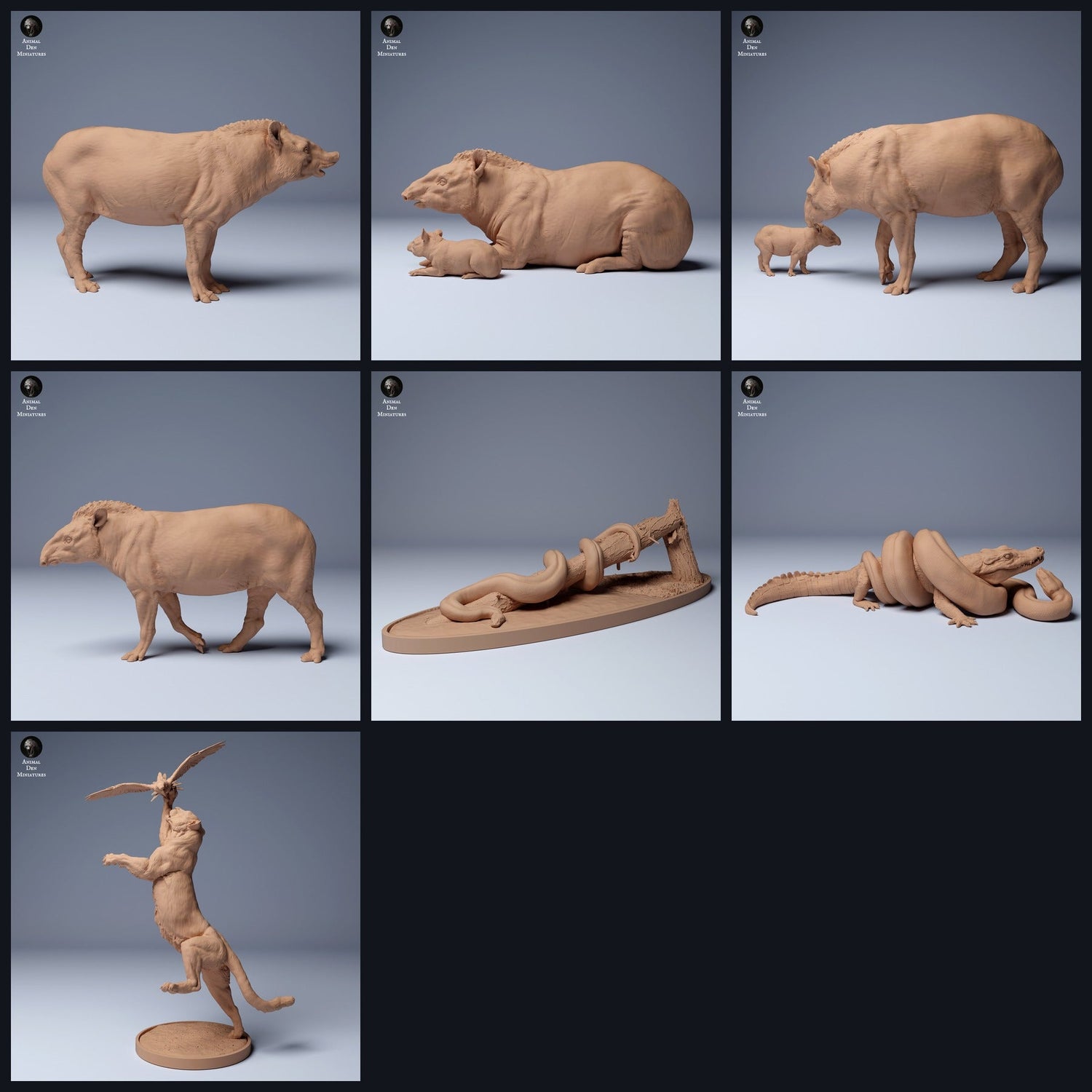 Cette image est l'image de catégorie pour la sortie 24_04: Amazonas-miniatures animales et figurines animales pour diorama et modélisme