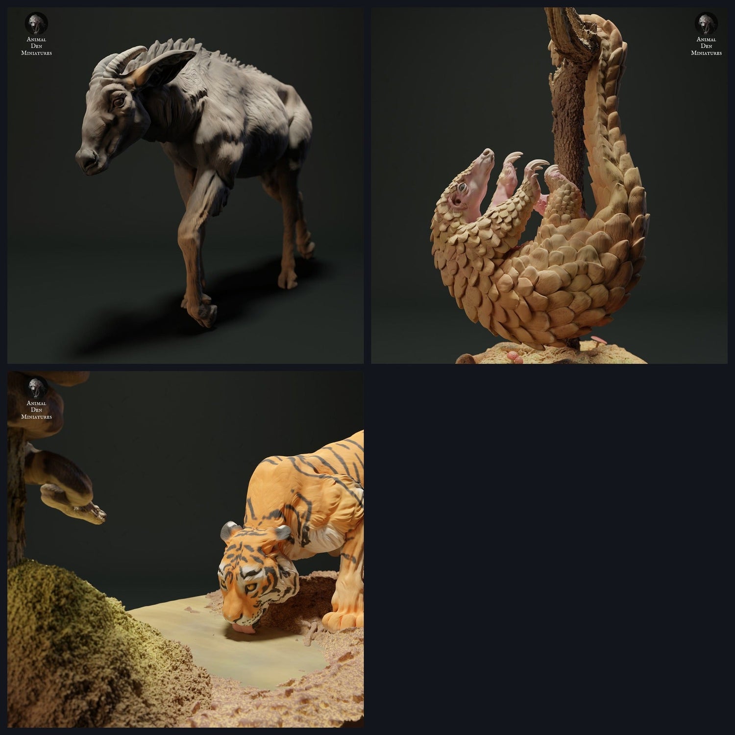 Cette image est l'image de catégorie pour la sortie 23_05: Asiatische Dschungel-figures animales pour diorama et modélisme