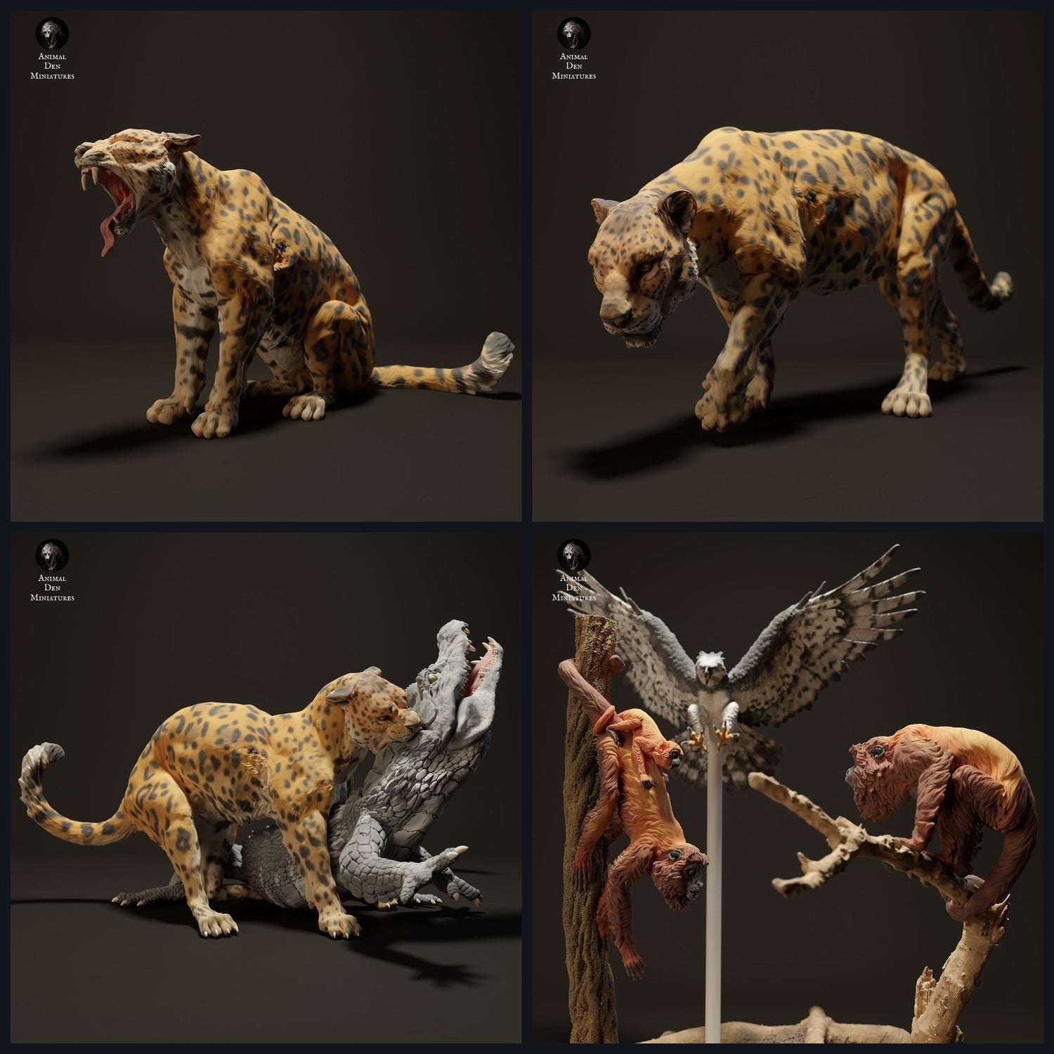 Cette image est l'image de catégorie pour la sortie 23_06: Südamerikanische Dschungel-miniatures d'animaux pour diorama et modélisme