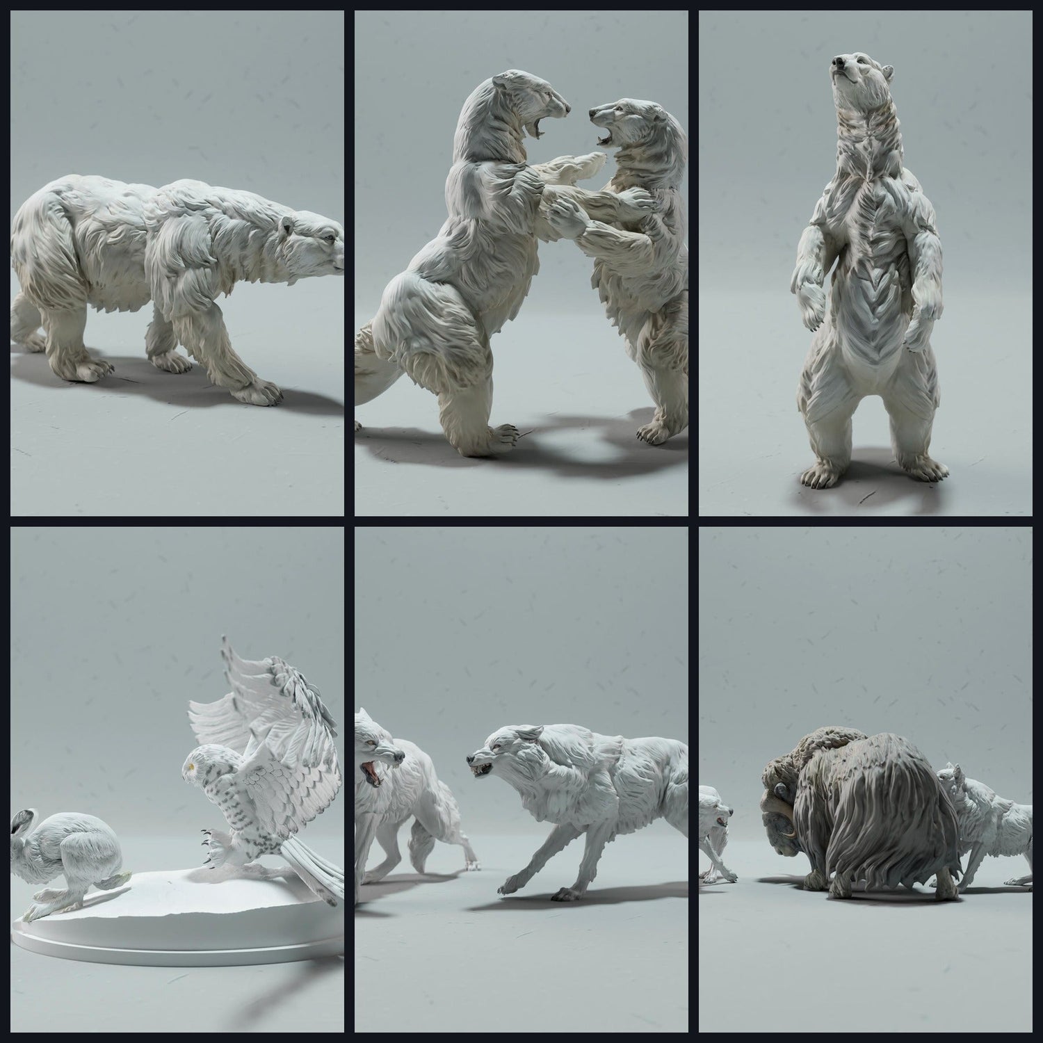 Cette image est l'image de catégorie pour la sortie 23_01: Arktis-miniatures animales pour diorama et modélisme