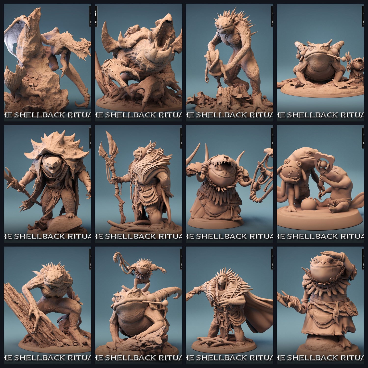 Cette image est l'image de catégorie pour la sortie 23_10 : The Shellback Ritual - Rescale 3D-Miniaturen