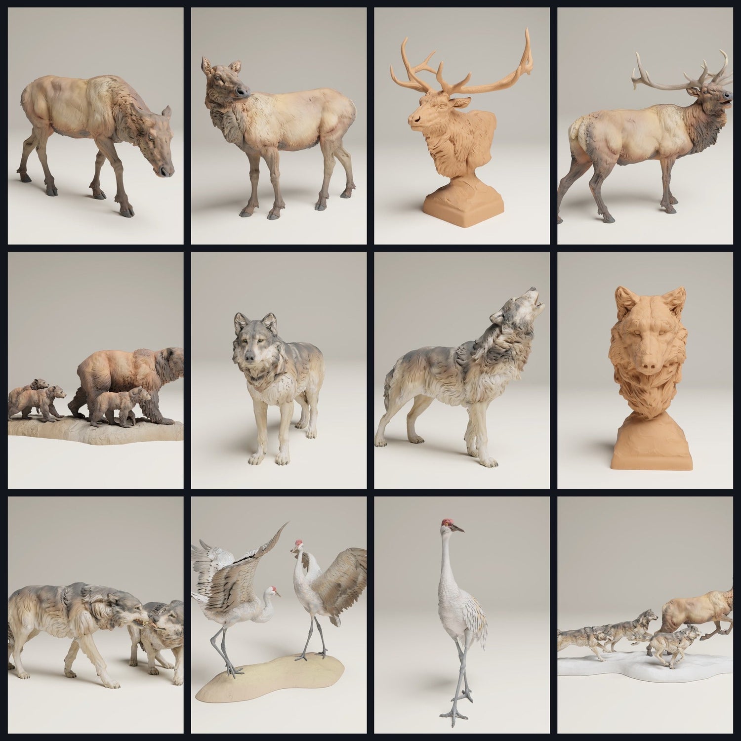 Cette image est l'image de catégorie pour la sortie 25_06: Yellowstone-miniatures d'animaux et figurines d'animaux pour diorama et modélisme