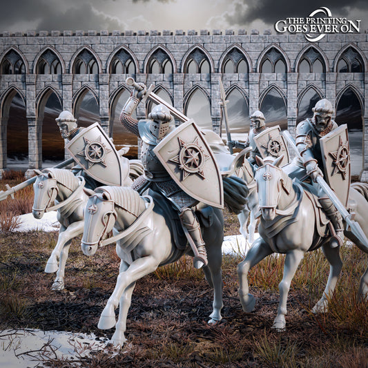 Photo de produit Tabletop 28mm The Printing Goes Ever On (TPGEO) 0 : Guerriers humains - Cavaliers des hommes du Nord