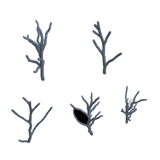 Photo du produit Diorama et décoration de modélisme, accessoires : 0 : Arbres : 5 branches et brindilles