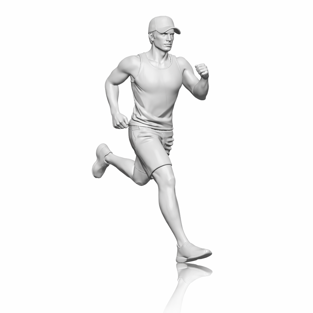 Photo produit de modélisme pour diorama 8 : set de figurines de sport, loisirs et athlètes - 8 figurines
