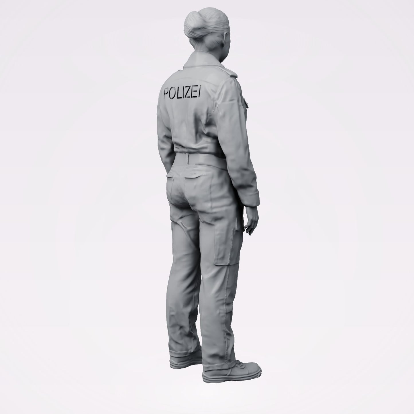 Diorama modélisme photo de produit 3 : Figurine debout : policier allemand avec ceinture de service (B020)
