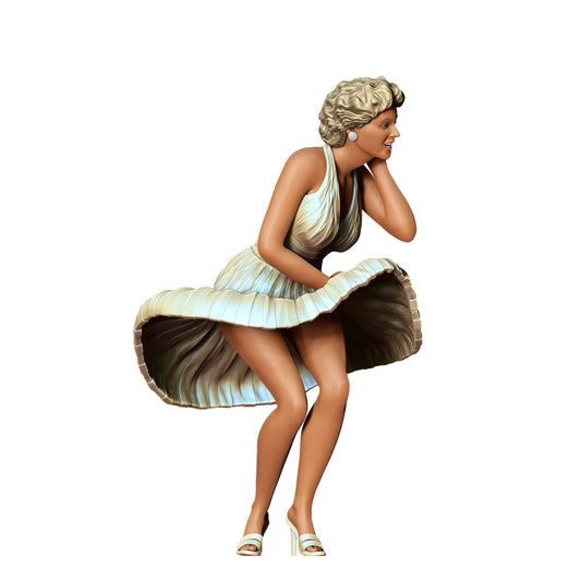 Photo du produit 0 : Modèle et icône d'actrice - Femme vintage en robe