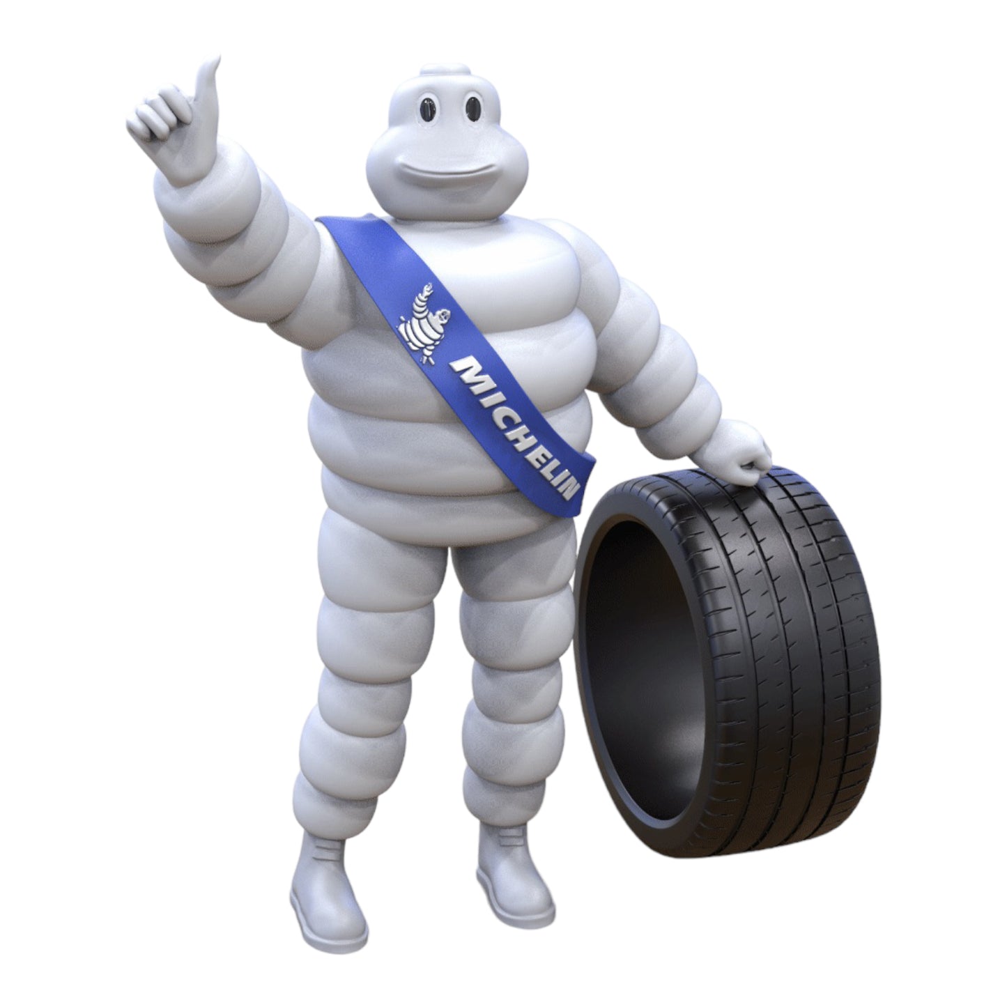 Photo du produit diorama et modélisme figurine miniature : Bonhomme Michelin avec pneus