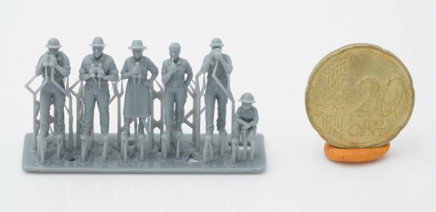 Produktfoto Figur H0, 1:72 - 0: Safari Touristen Figuren Set (6 Figuren)