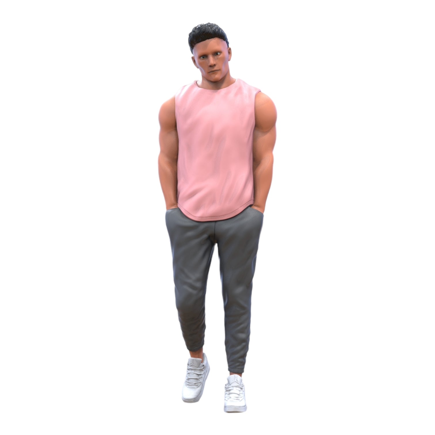 Photo du produit Diorama et modélisme Figurine miniature : Bodybuilder