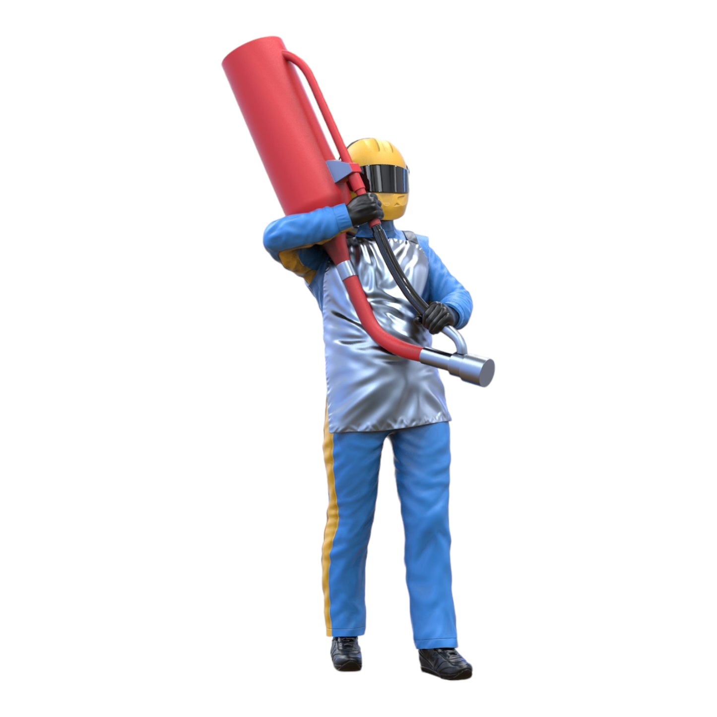 Photo du produit Diorama et modélisme Figurine miniature : Équipe de pit avec jerrycan