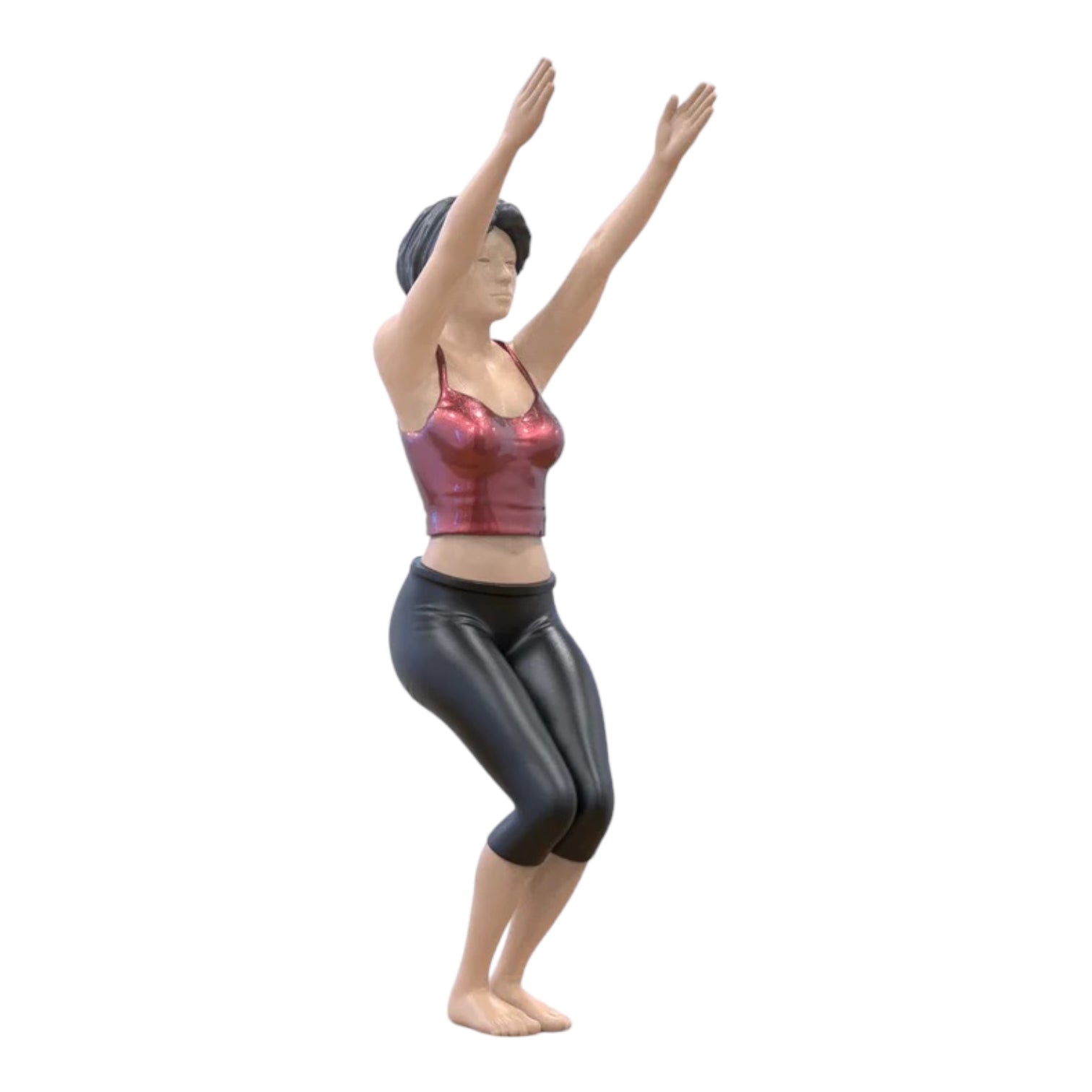 Photo du produit diorama et modélisme figurine miniature : Femme Yoga 2