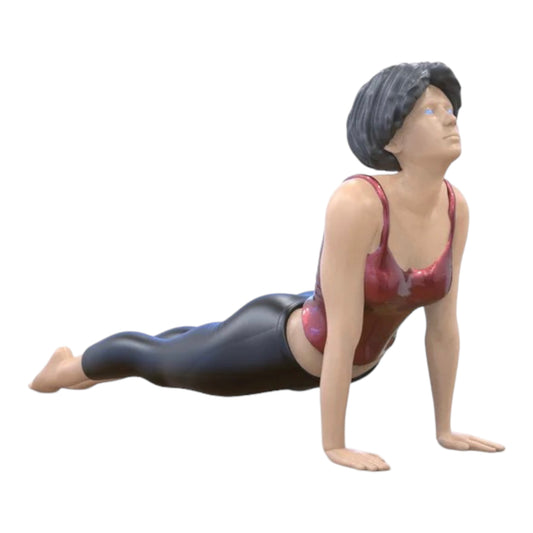 Photo du produit Diorama et modélisme Figurine miniature : Femme yoga 3