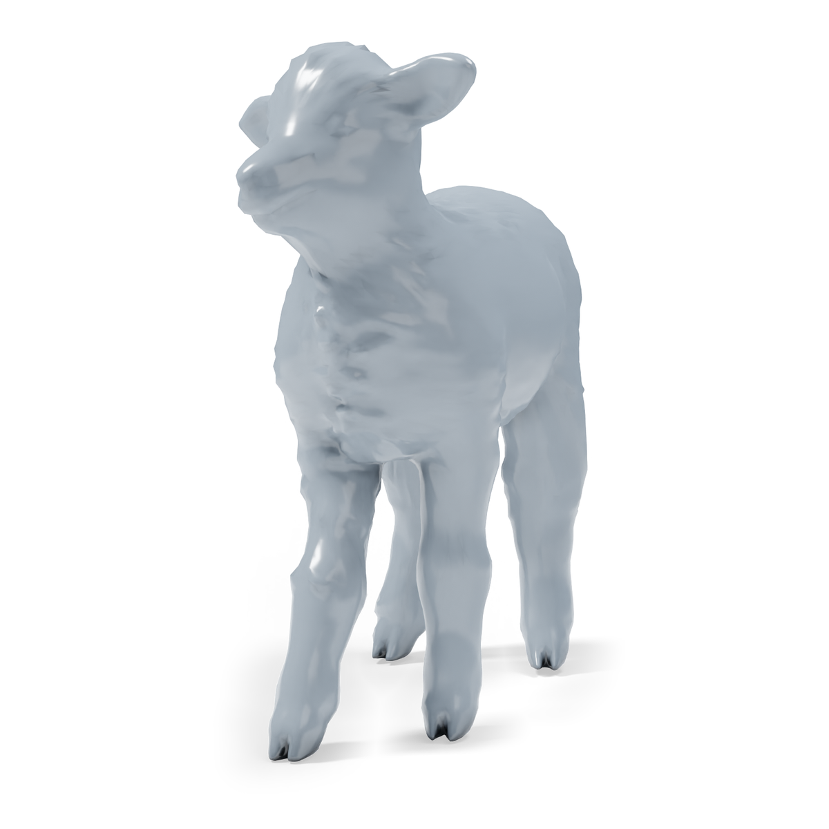Photo produit de modélisme de diorama 8 : figurines miniatures d’animaux de la ferme : ânes, moutons, béliers et agneau (h0_55)