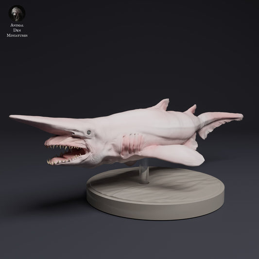 Photo de produit Figurine d'animal Diorama, modélisme : 0 : Figurine marine : Requin gobelin (Ref 25_04_08)