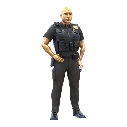 Photo de produit Diorama et modélisme Figurine miniature : Policier 1