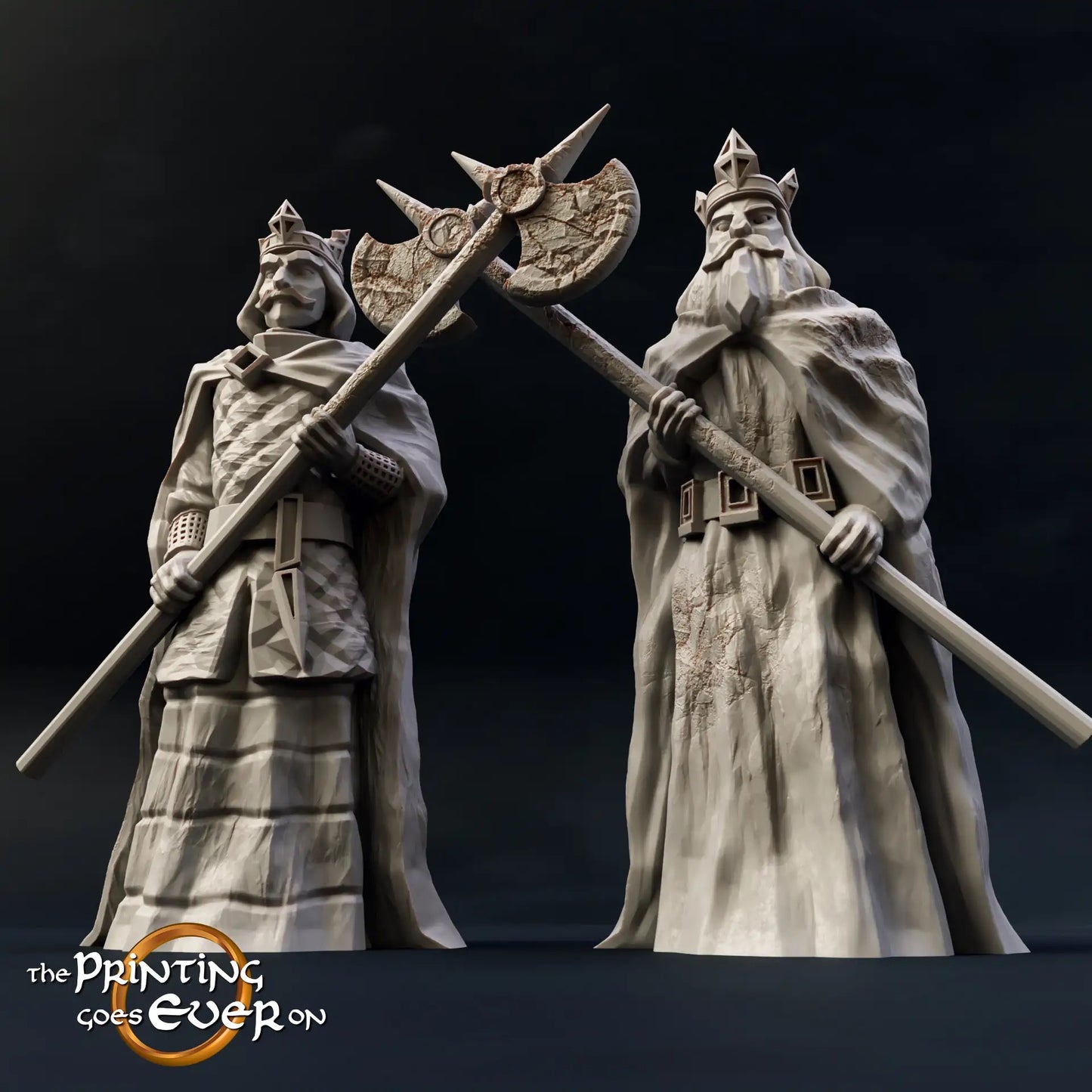 Produktfoto Tabletop 28mm The Printing Goes Ever On (TPGEO) 0: Statuen der Könige - Zeugen vergangener Königreiche - Andenken an mächtige Herrscher