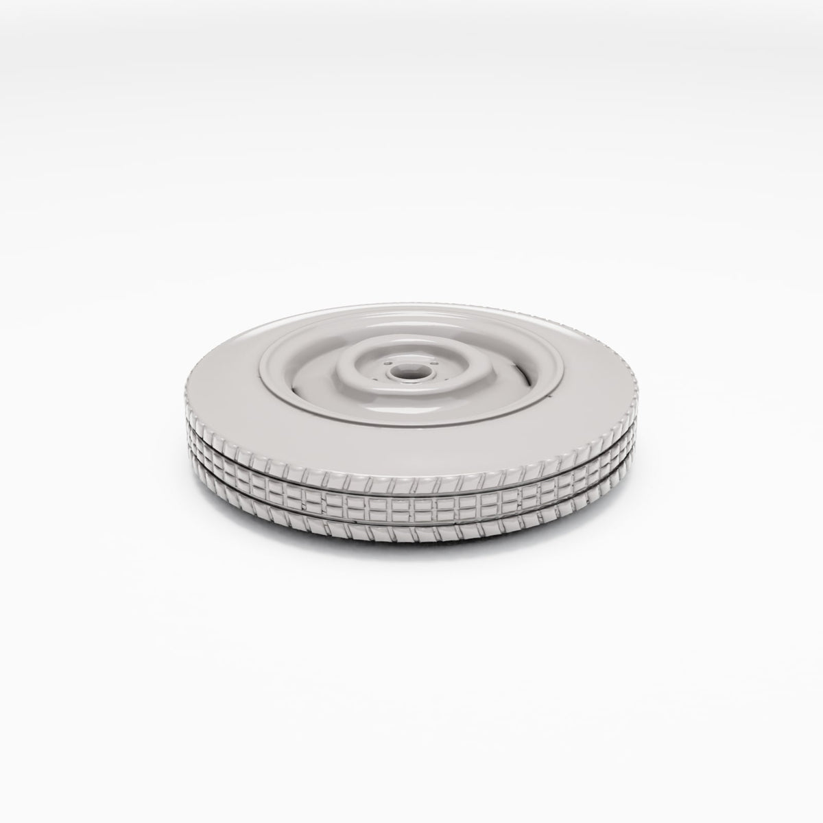 Photo produit pour diorama et modélisme 3 : Atelier de diorama : roue étroite de véhicule avec jante en acier (Ref. 1117D)