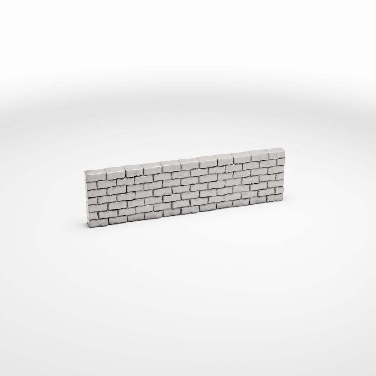 Diorama Modellbau Produktfoto 3: Diorama Gebäude: Unbeschädigte Ziegelmauer (Ref. 1204D)