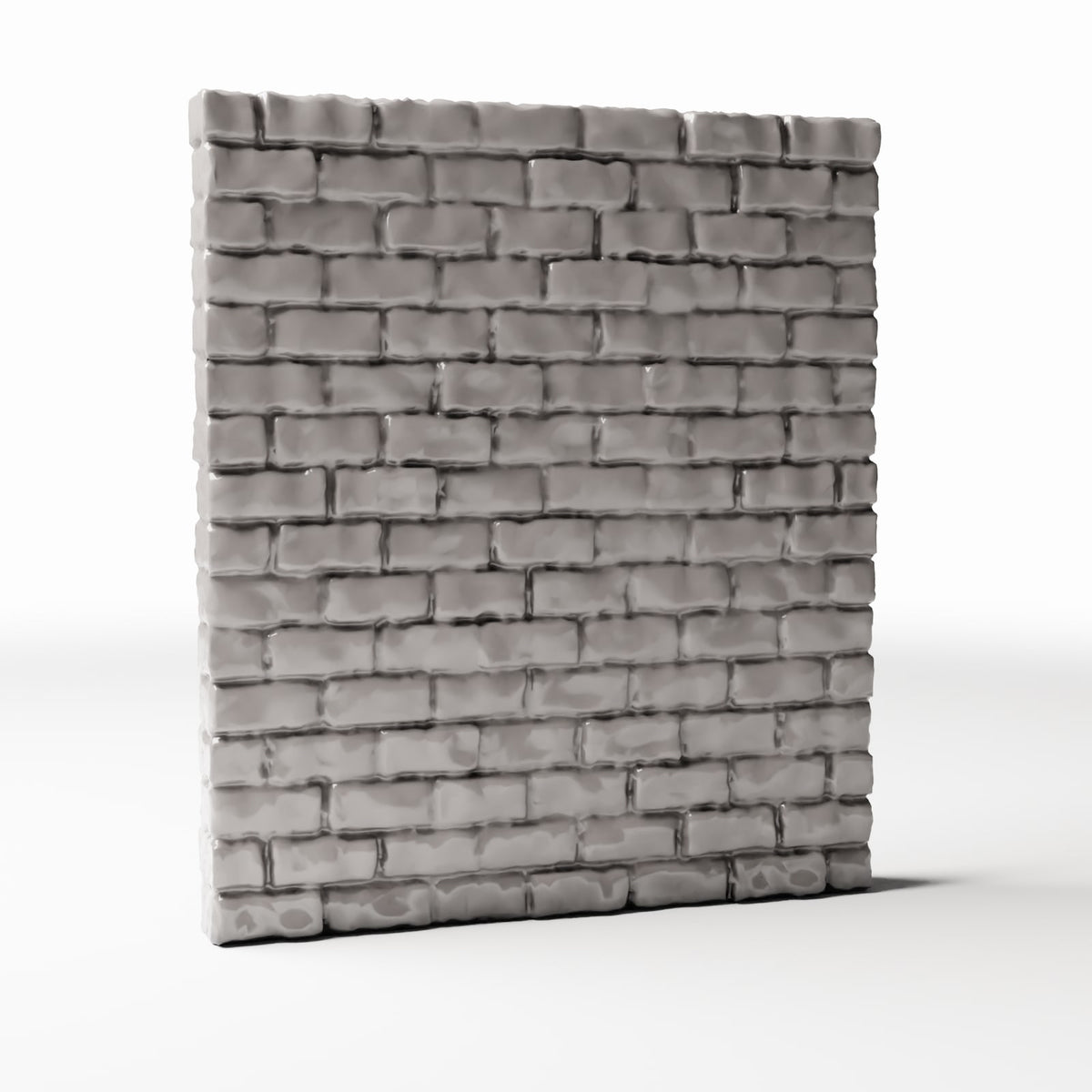 Diorama Modellbau Produktfoto 3: Diorama Gebäude: Schmale unbeschädigte Ziegelmauer (Ref. 1208D)