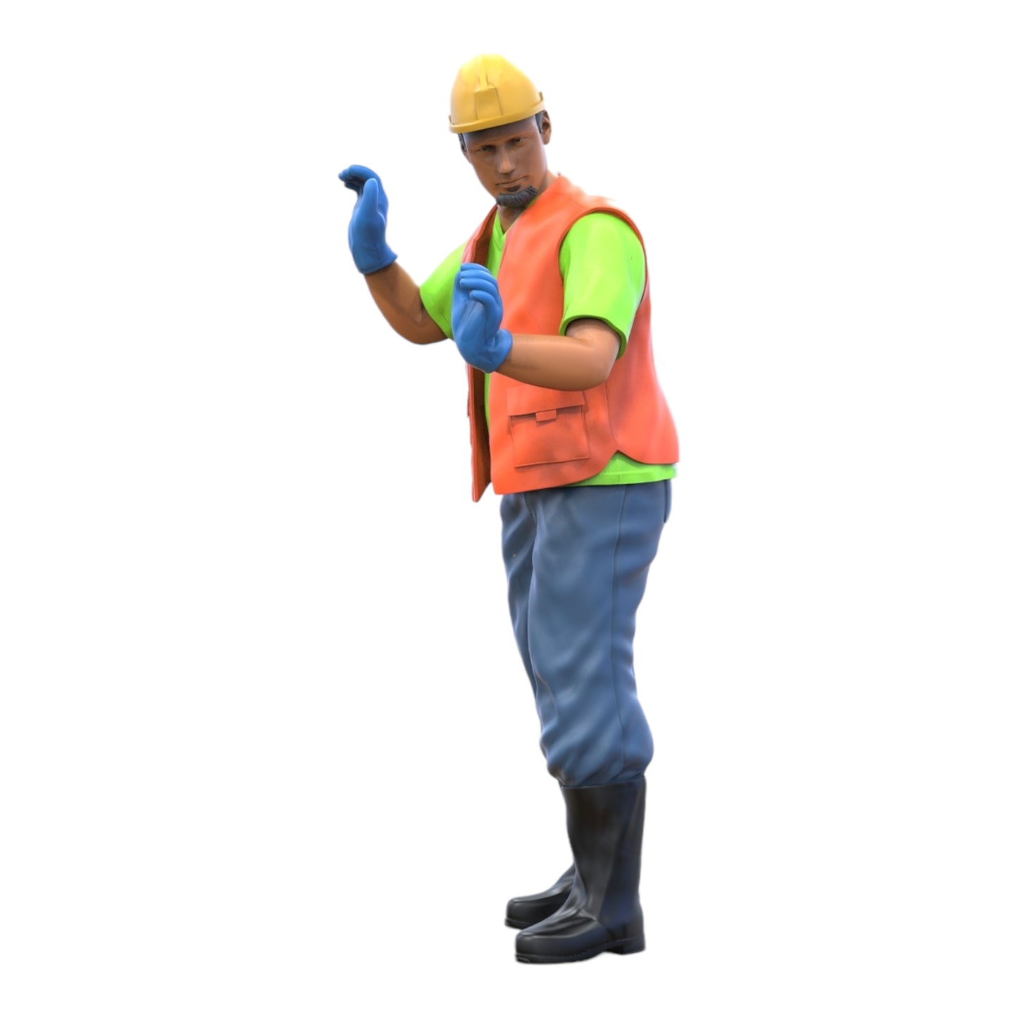 Photo du produit Diorama et modélisme Figurine miniature : Ouvrier 3