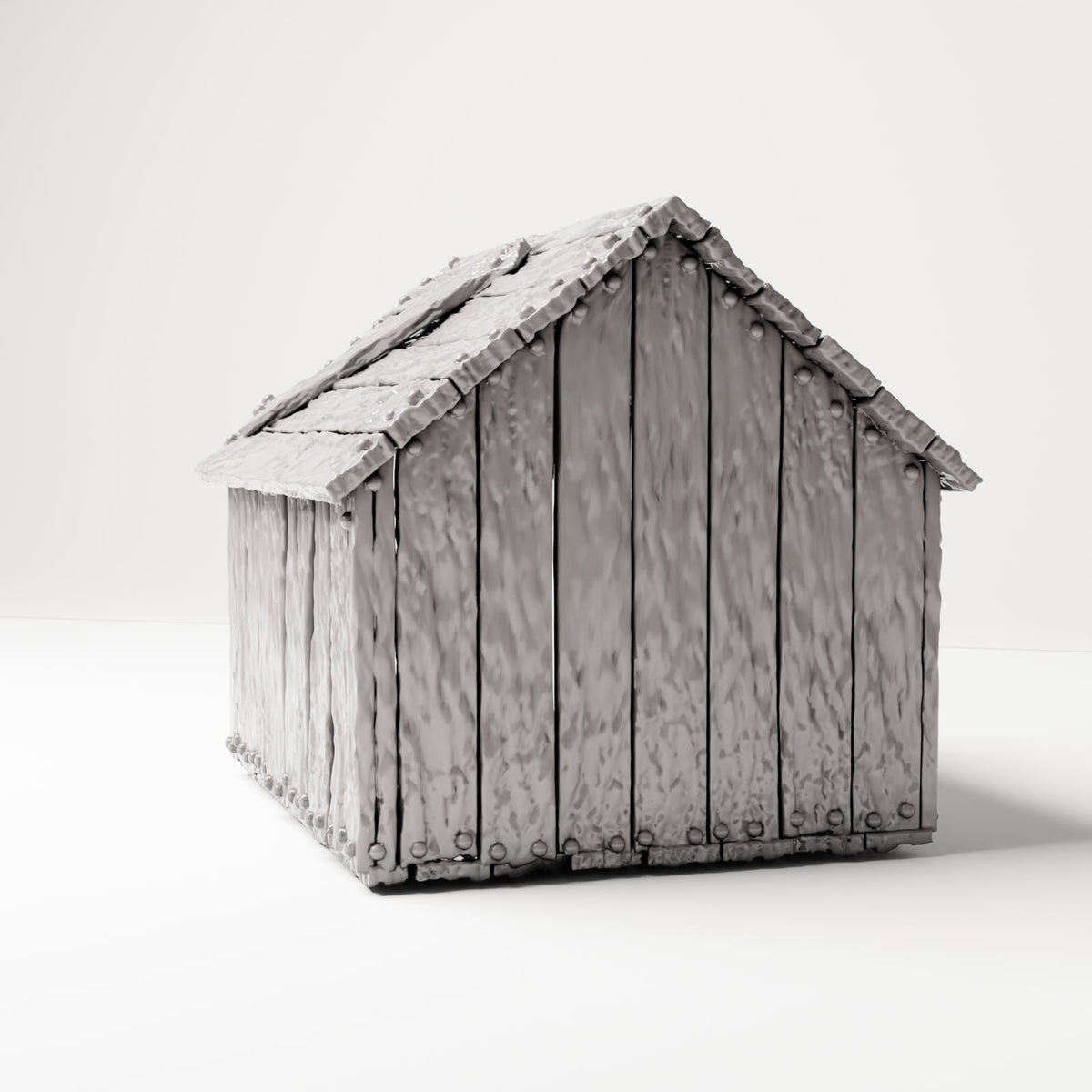 MyPortal 127 3 : terrain de diorama : niche pour chien vieillie (réf. 127D)