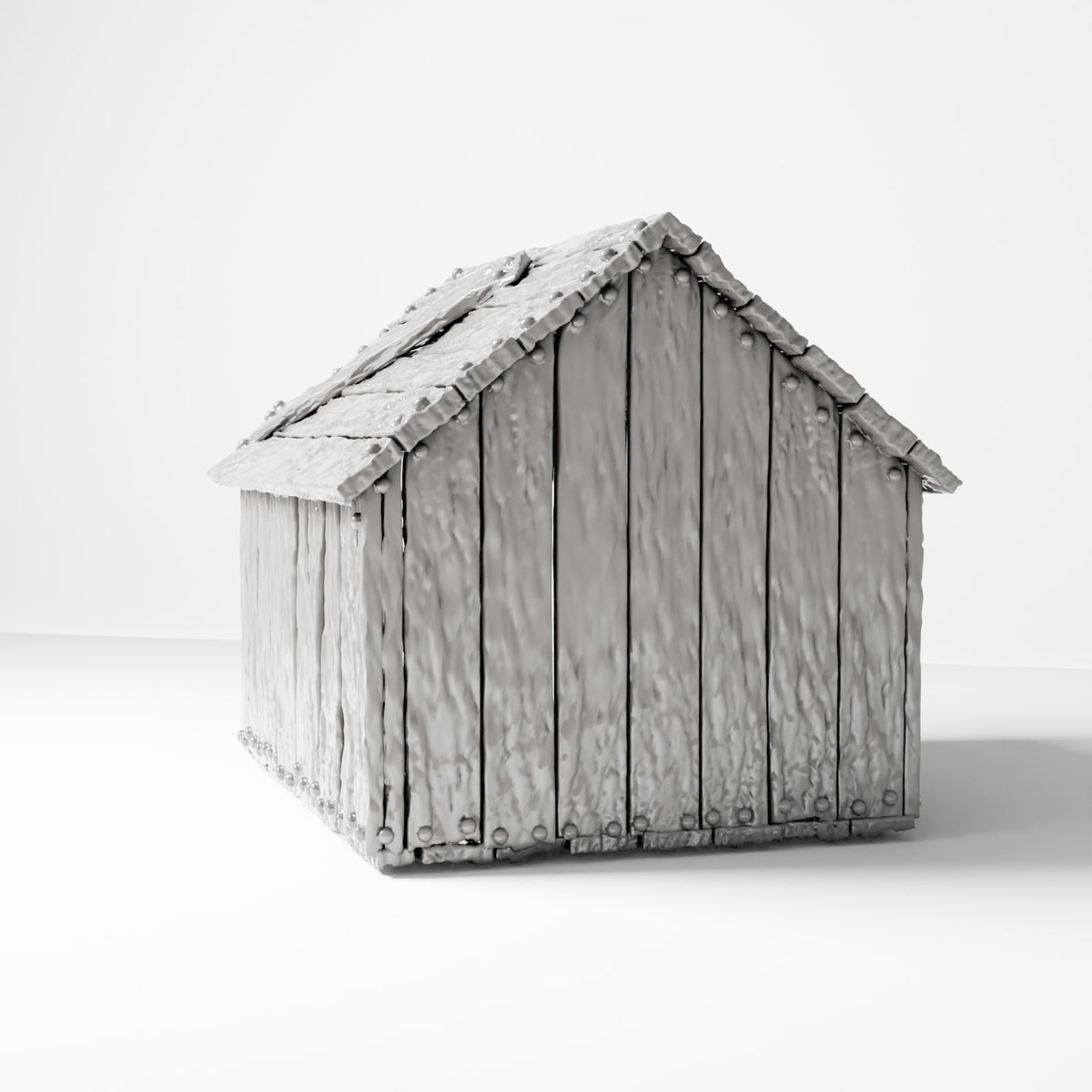 MyPortal 127 3: Diorama Gelände: Verwittertes Hundehaus (Ref. 127D)