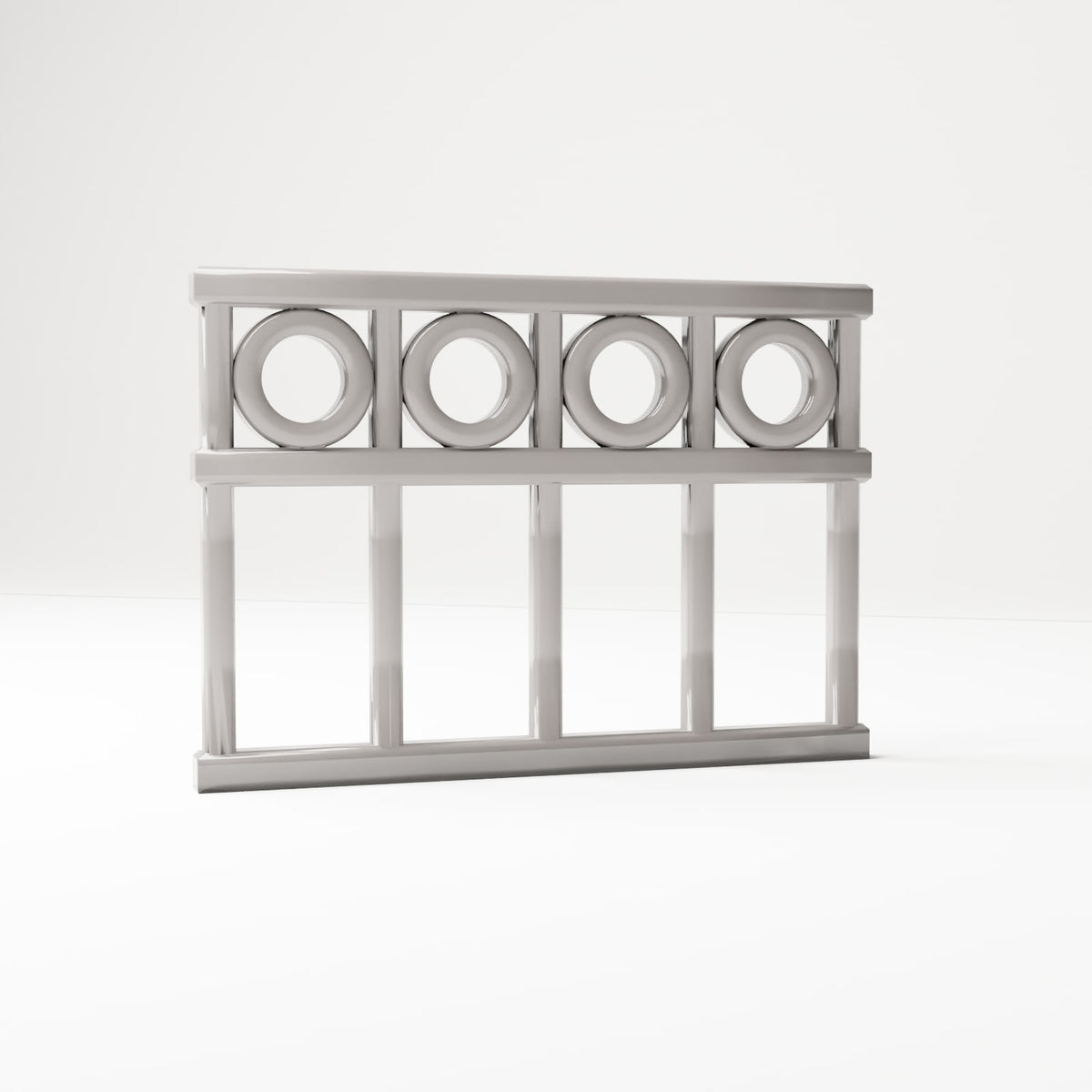 MyPortal 132 3 : terrain de diorama : élément de clôture décoratif avec anneaux (réf. 132D)