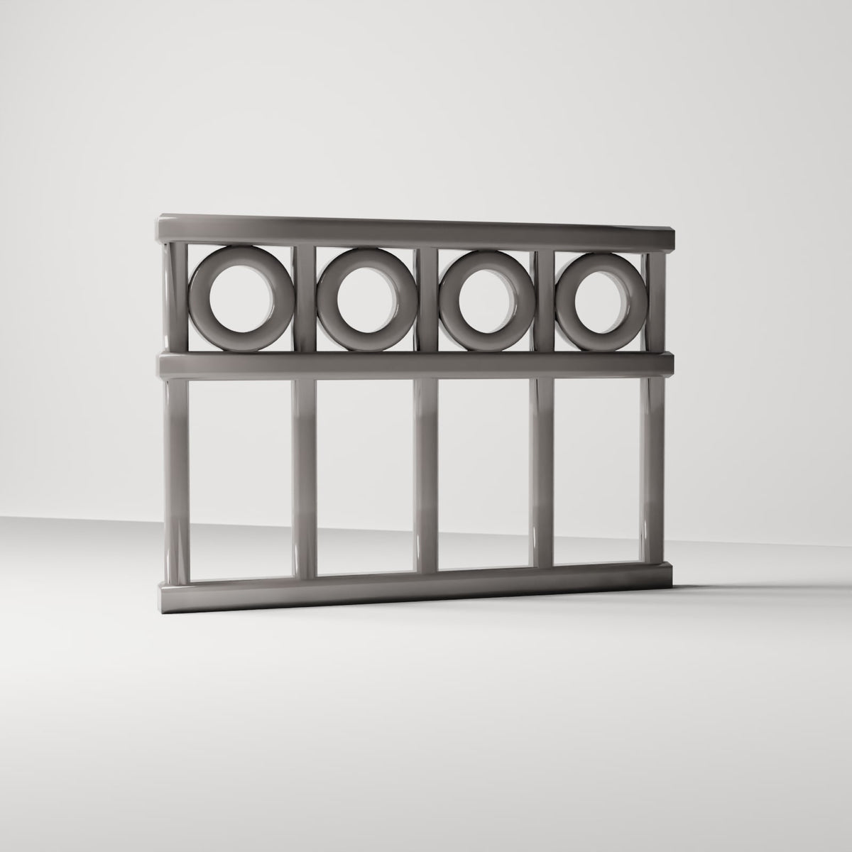 MyPortal 132 3: Diorama Gelände: Dekoratives Zaunelement mit Ringen (Ref. 132D)