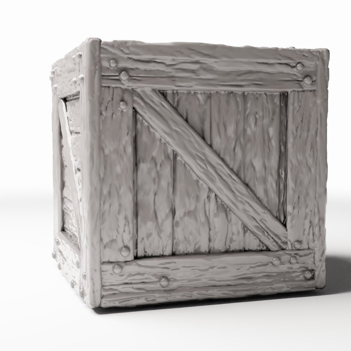 Photo produit pour diorama et modélisme 3 : Accessoires de diorama : caisse miniature rustique (Ref. 1369D)
