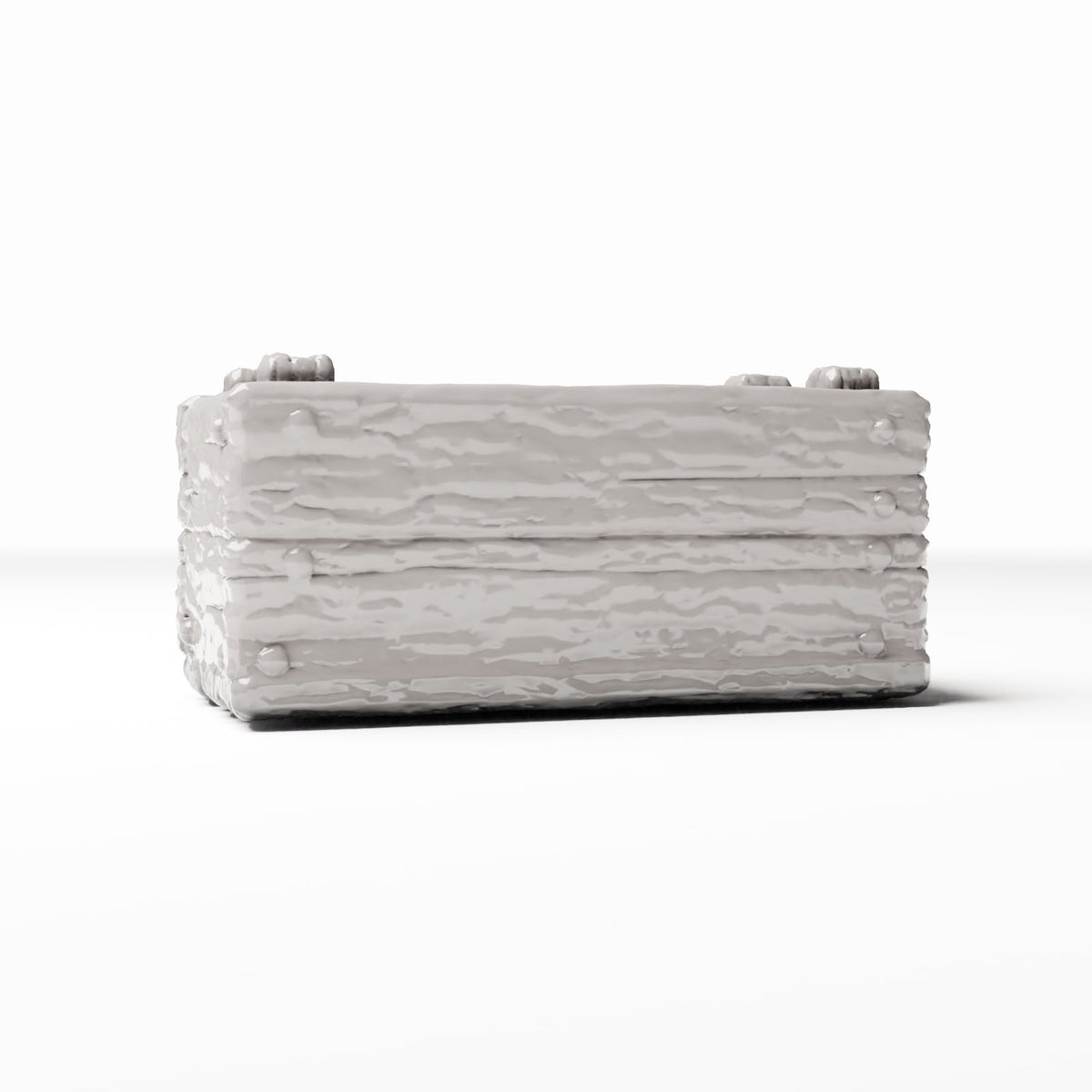 Photo produit pour diorama et modélisme 3 : Accessoires de diorama : petite caisse de marché à texture bois (Ref. 1426D)