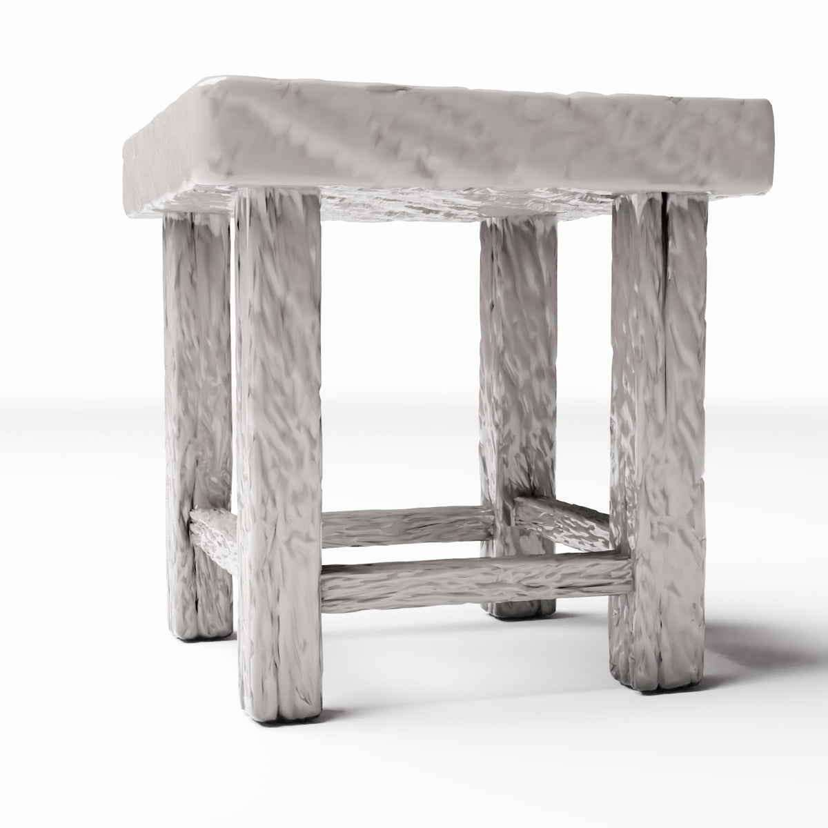 Photo produit pour diorama et modélisme 3 : Mobilier de diorama : chaise miniature rustique en bois (Ref. 1491D)