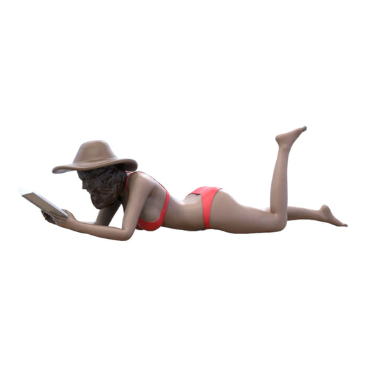 Photo du produit Diorama et modélisme Figurine miniature : Femme à la plage 2