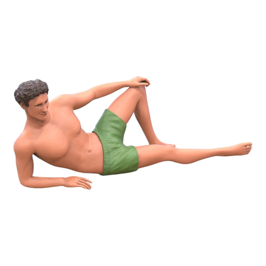 Photo du produit Diorama et modélisme Figurine miniature : Homme à la plage 1