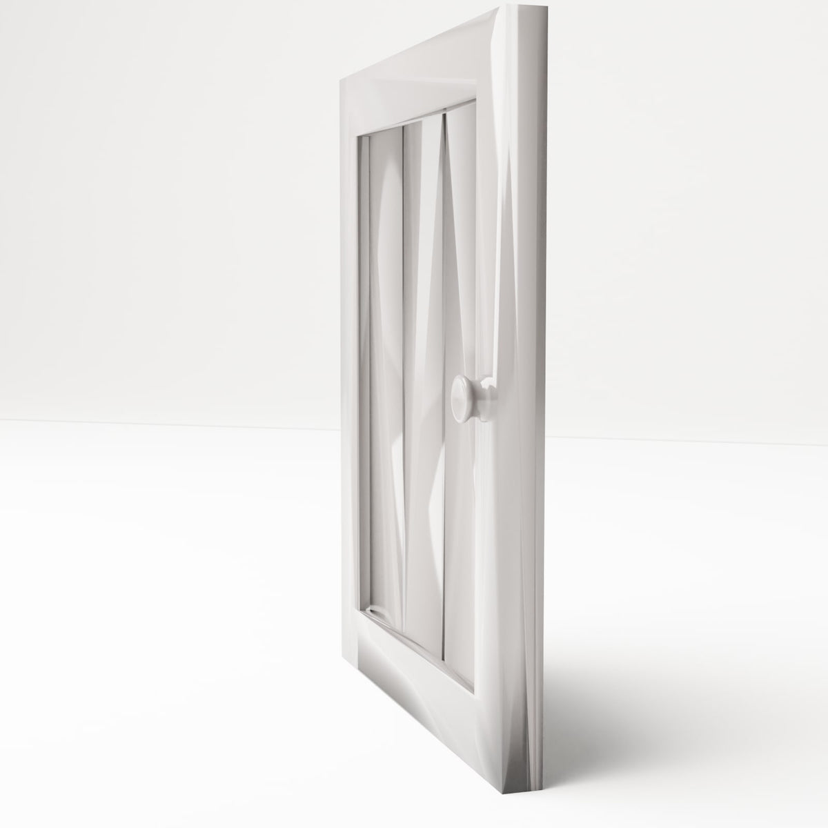 MyPortal 157 3 : Mobilier de diorama : porte de meuble de cuisine haut avec bouton (Réf. 157D)