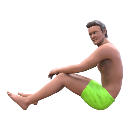 Photo du produit Diorama et modélisme Figurine miniature : Homme à la plage 2