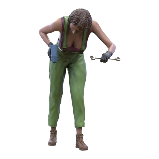 Photo du produit Diorama et modélisme Figurine miniature : Mécanicienne 3