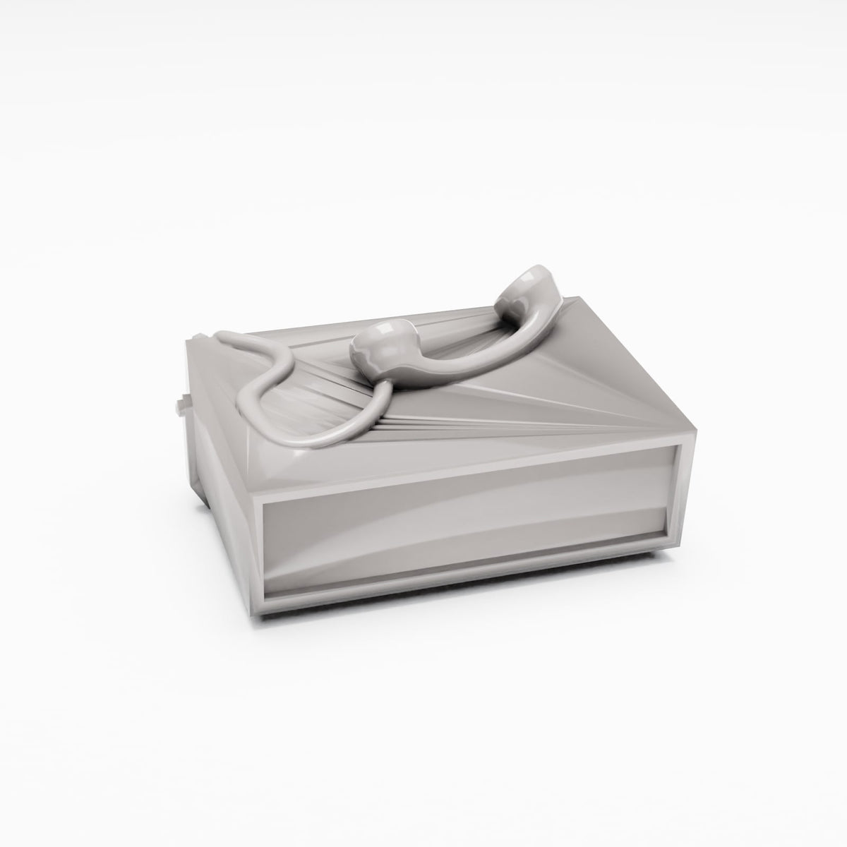 Photo produit pour diorama et modélisme 3 : Diorama militaire : téléphone de campagne militaire avec combiné (Ref. 1738D)