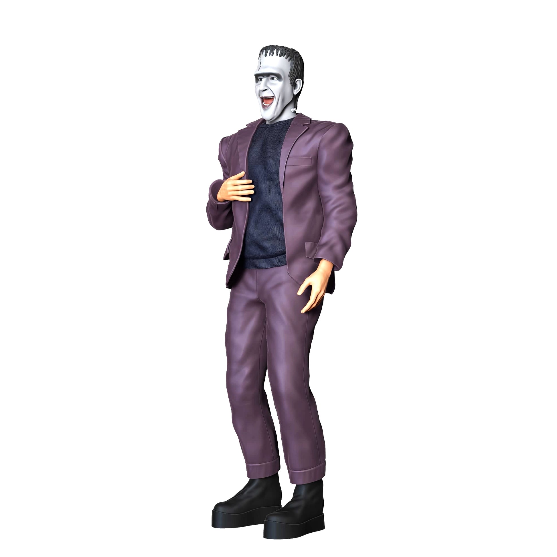 Photo du produit Diorama et modélisme Figurine miniature : Père Herman l'Horreur : Une famille de monstres inhabituelle