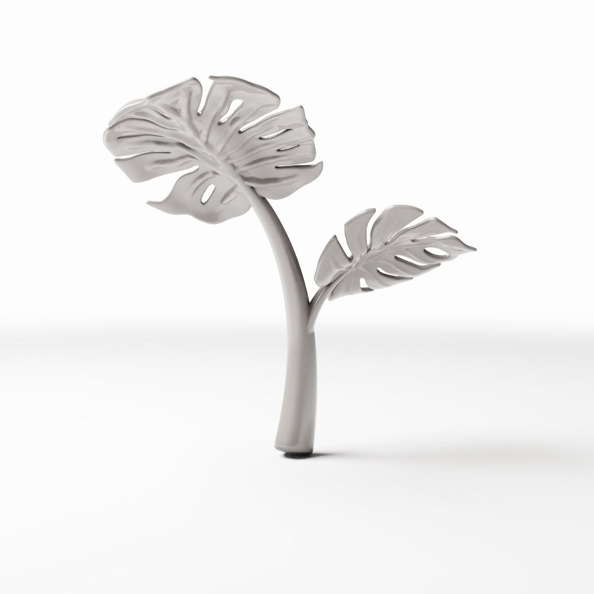 Photo produit pour diorama et modélisme 3 : Plantes pour diorama : Monstera à grandes feuilles (réf. 180D)