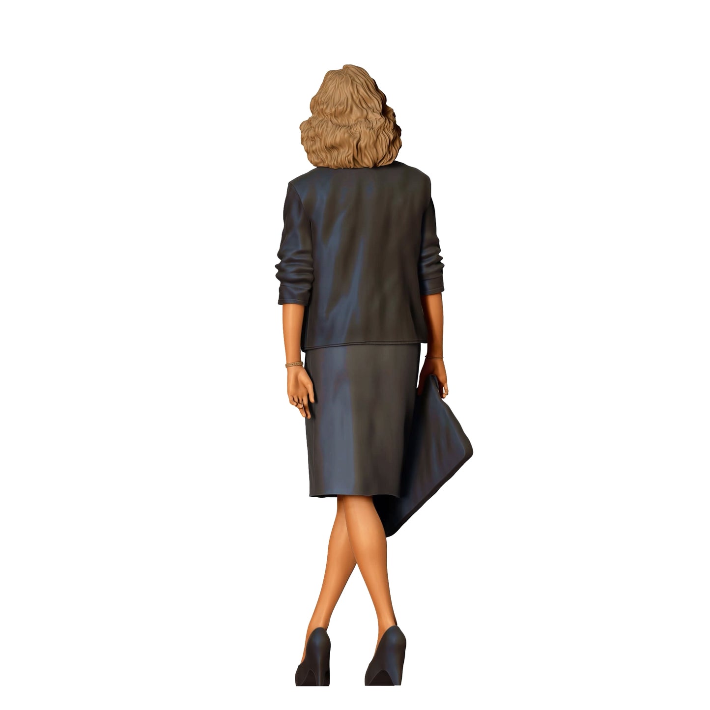 Photo du produit Diorama et modélisme Figurine miniature : Femme attrayante - Instructrice avec dossier