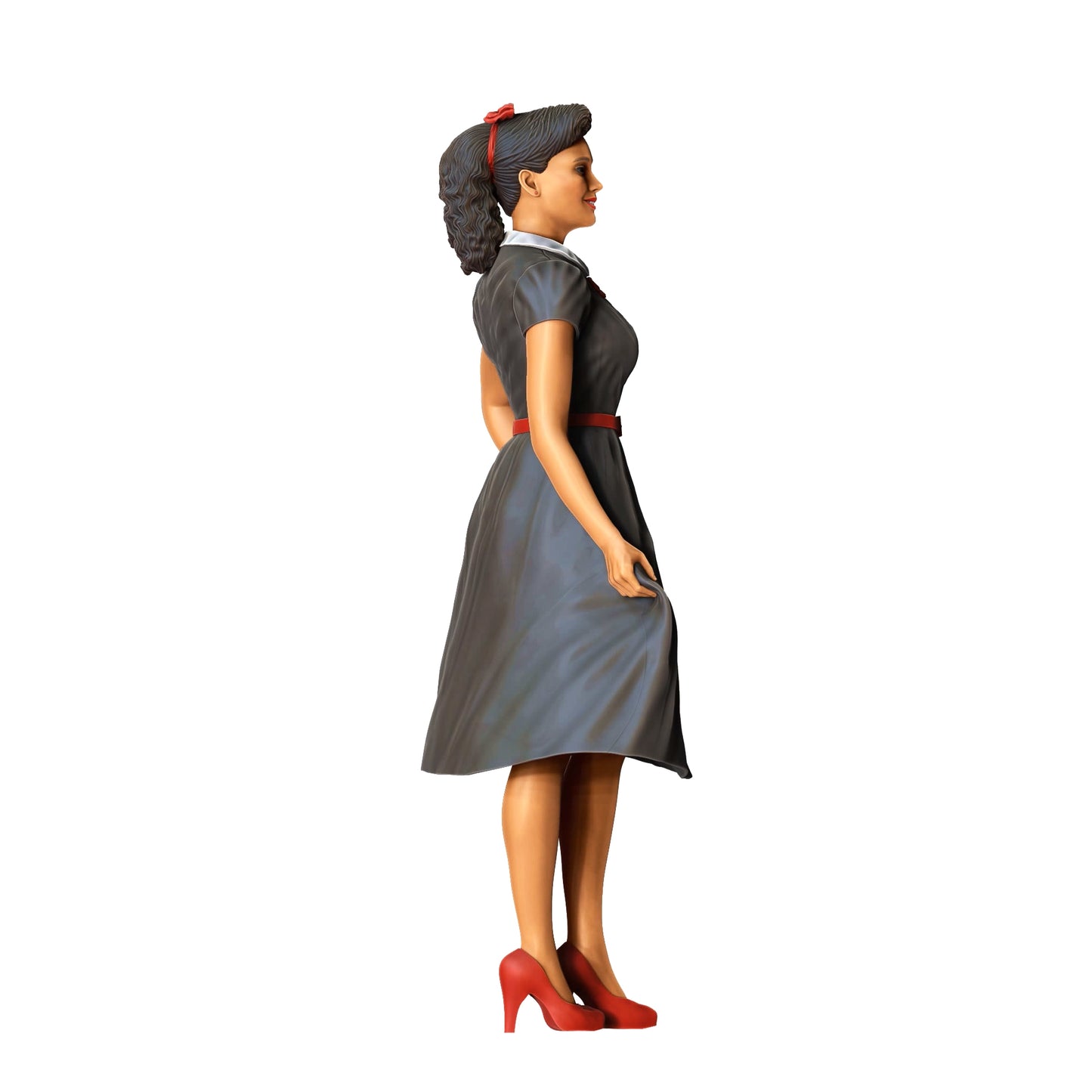 Photo du produit Diorama et modélisme Figurine miniature : Femme en robe - Style Rockabilly Rock n Roll