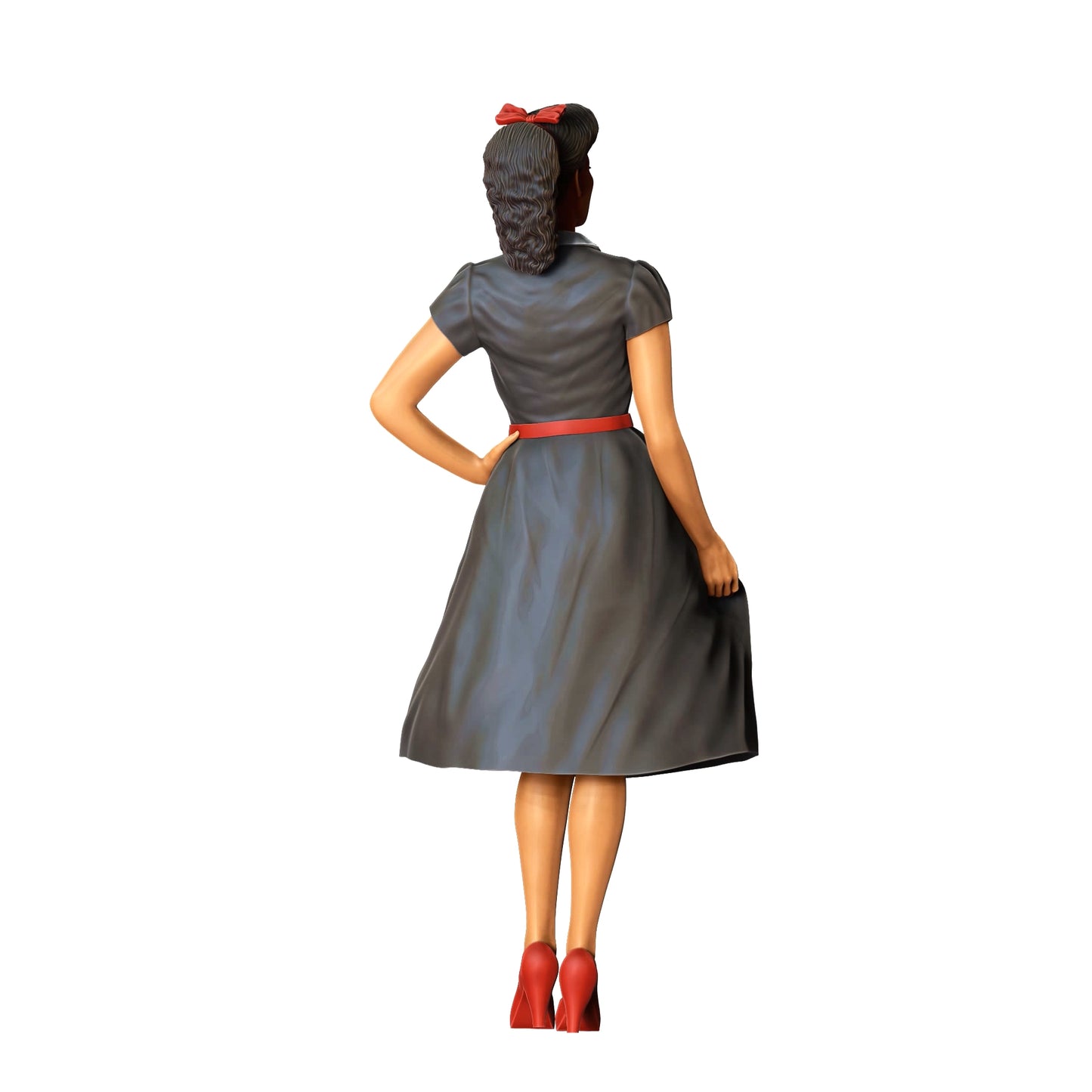 Photo du produit Diorama et modélisme Figurine miniature : Femme en robe - Style Rockabilly Rock n Roll