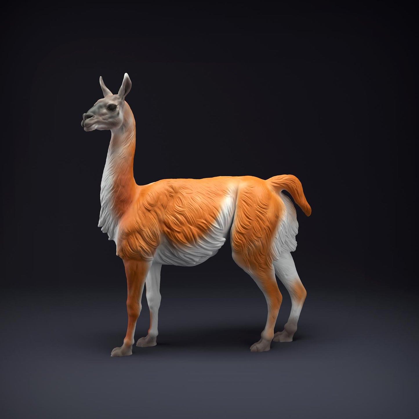 Photo de produit Figurine d'animal Diorama, Modélisme : 0 : Figurine des Andes : guanaco debout (Réf 01_01_87)