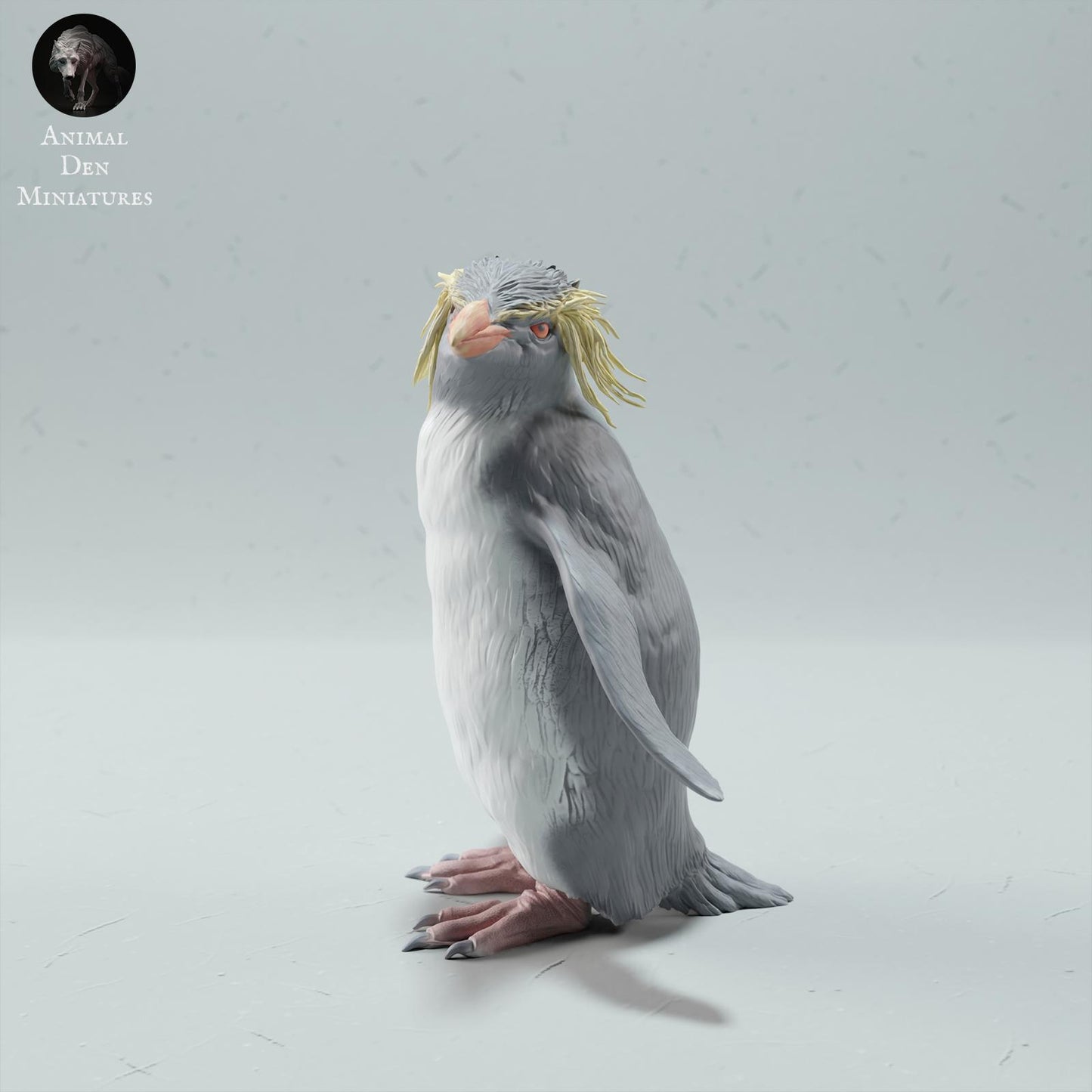 Photo du produit Figurine d'animal Diorama, Modélisme : 0 : Figurine marine : Pingouin des rochers – Rockhopper (Réf 01_01_64)