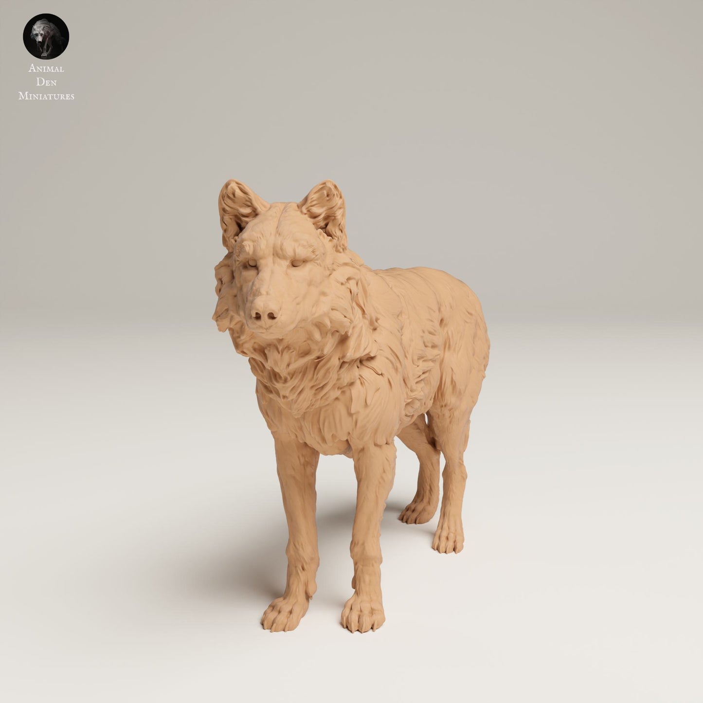 Photo du produit Figurine animale Diorama, Modélisme : 0 : Figurine de faune : Loup gris (Réf 25_06_06)