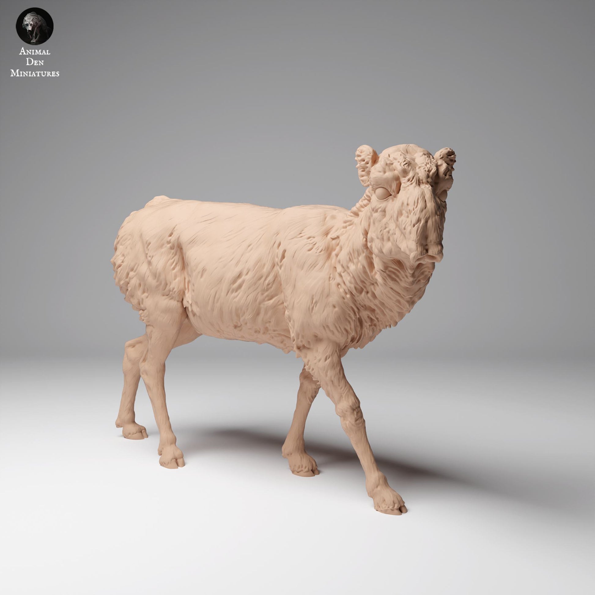 Photo de produit Figurine animale Diorama, Modélisme : 0 : Figurine de faune : Antilope saiga mongole – Femelle en pelage d'hiver (Ref 24_12_14)