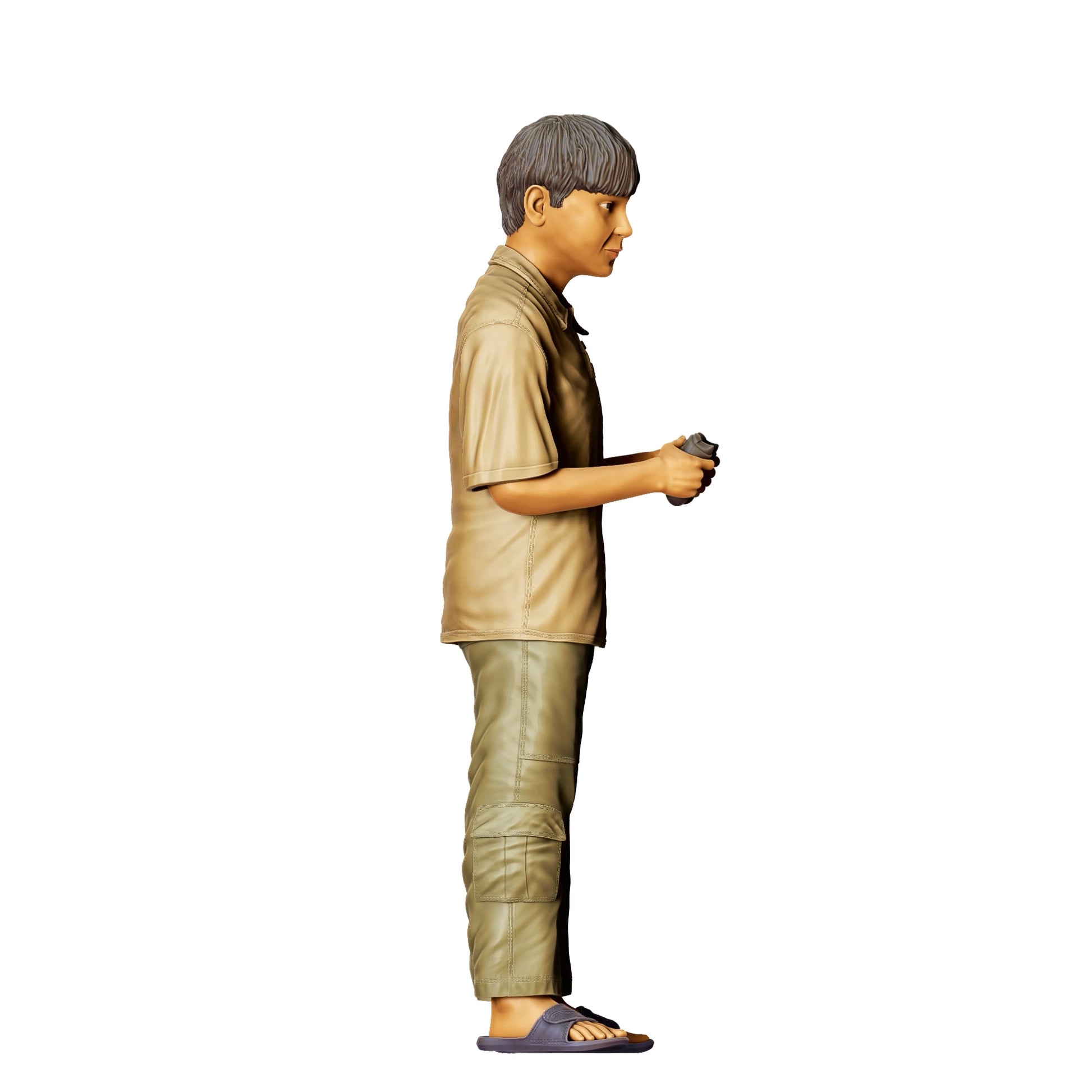 Photo de produit de modélisme diorama 0 : Enfant jouant avec une voiture RC A (Réf. n° 371)