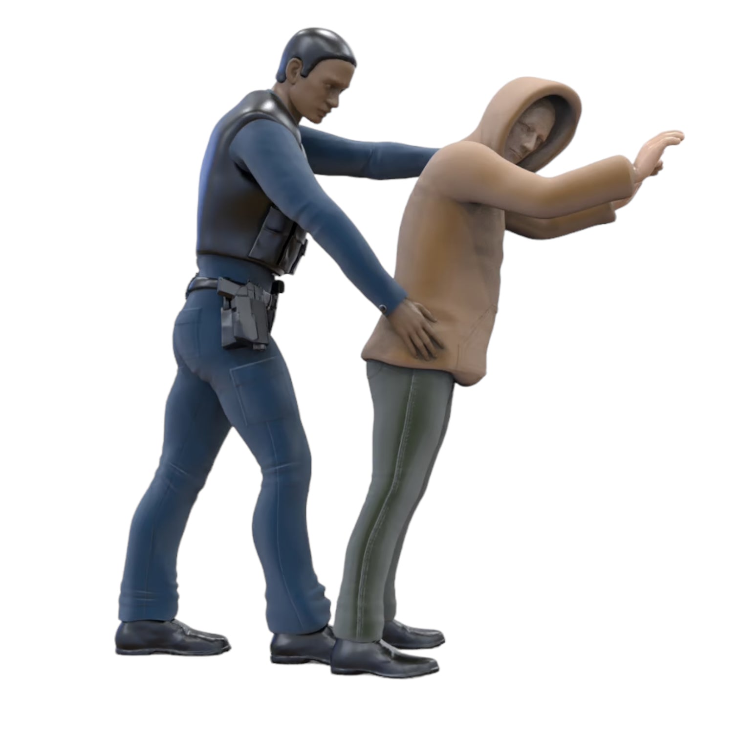 Diorama modélisme photo produit 0 : Ensemble de policiers et gendarmes américains